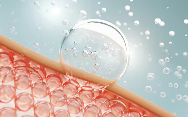 Skin Care Research Concept